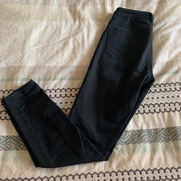 TESS SUPER SKINNY JEANS IN BLACK TRIBECA - Picture 2 of 2